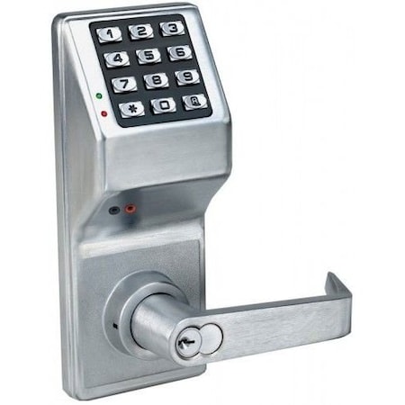 Alarm Lock Digital Lock with Interchangeable Core Satin Chrome Finish DL4100IC26D
